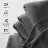 imageUtopia Bedding Smoke Gray 100 Cotton Blanket King Size  90x108 Inch 350GSM Lightweight Soft and Breathable Thermal Blanket for All Seasons Pack of 6