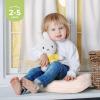 imageUtopia Bedding Toddler Pillow White 24 Pack 12x20 Small Kids Pillow for Sleeping Soft and Breathable Cotton Blend Shell Ideal for Toddler Bed and Travel Intended for Age 2 and upLight Pink