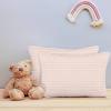 imageUtopia Bedding Toddler Pillow White 24 Pack 12x20 Small Kids Pillow for Sleeping Soft and Breathable Cotton Blend Shell Ideal for Toddler Bed and Travel Intended for Age 2 and upLight Pink