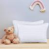 imageUtopia Bedding Toddler Pillow White 24 Pack 12x20 Small Kids Pillow for Sleeping Soft and Breathable Cotton Blend Shell Ideal for Toddler Bed and Travel Intended for Age 2 and upWhite
