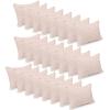 imageUtopia Bedding Toddler Pillow White 24 Pack 12x20 Small Kids Pillow for Sleeping Soft and Breathable Cotton Blend Shell Ideal for Toddler Bed and Travel Intended for Age 2 and upLight Pink