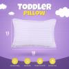 imageUtopia Bedding Toddler Pillow White 24 Pack 12x20 Small Kids Pillow for Sleeping Soft and Breathable Cotton Blend Shell Ideal for Toddler Bed and Travel Intended for Age 2 and upLavender