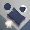 imageUtopia Bedding Toddler Pillow White 24 Pack 12x20 Small Kids Pillow for Sleeping Soft and Breathable Cotton Blend Shell Ideal for Toddler Bed and Travel Intended for Age 2 and upNavy Blue