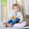 imageUtopia Bedding Toddler Pillow White 24 Pack 12x20 Small Kids Pillow for Sleeping Soft and Breathable Cotton Blend Shell Ideal for Toddler Bed and Travel Intended for Age 2 and upLavender