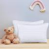 imageUtopia Bedding Toddler Pillow White 24 Pack 12x20 Small Kids Pillow for Sleeping Soft and Breathable Cotton Blend Shell Ideal for Toddler Bed and Travel Intended for Age 2 and upWhite