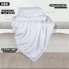 imageUtopia Bedding Twin Sheets Set  Brushed Microfiber  Soft Bed Sheets for Twin Size Bed Set  Includes 1 Fitted 1 Flat ampamp 1 Pillow Case  Deep Pocket White01  White