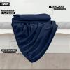 imageUtopia Bedding Twin Sheets Set  Brushed Microfiber  Soft Bed Sheets for Twin Size Bed Set  Includes 1 Fitted 1 Flat ampamp 1 Pillow Case  Deep Pocket White04  Navy