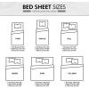 imageUtopia Bedding Twin Sheets Set  Brushed Microfiber  Soft Bed Sheets for Twin Size Bed Set  Includes 1 Fitted 1 Flat ampamp 1 Pillow Case  Deep Pocket WhitePrint  Quatrefoil Grey