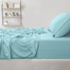 imageUtopia Bedding Twin Sheets Set  Brushed Microfiber  Soft Bed Sheets for Twin Size Bed Set  Includes 1 Fitted 1 Flat ampamp 1 Pillow Case  Deep Pocket White11  Spa Blue