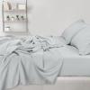 imageUtopia Bedding Twin Sheets Set  Brushed Microfiber  Soft Bed Sheets for Twin Size Bed Set  Includes 1 Fitted 1 Flat ampamp 1 Pillow Case  Deep Pocket White14  Light Grey