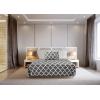 imageUtopia Bedding Twin Sheets Set  Brushed Microfiber  Soft Bed Sheets for Twin Size Bed Set  Includes 1 Fitted 1 Flat ampamp 1 Pillow Case  Deep Pocket WhitePrint  Quatrefoil Grey