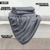 imageUtopia Bedding Twin Sheets Set  Brushed Microfiber  Soft Bed Sheets for Twin Size Bed Set  Includes 1 Fitted 1 Flat ampamp 1 Pillow Case  Deep Pocket White02  Grey