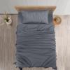 imageUtopia Bedding Twin Sheets Set  Brushed Microfiber  Soft Bed Sheets for Twin Size Bed Set  Includes 1 Fitted 1 Flat ampamp 1 Pillow Case  Deep Pocket White02  Grey