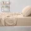 imageUtopia Bedding Twin Sheets Set  Brushed Microfiber  Soft Bed Sheets for Twin Size Bed Set  Includes 1 Fitted 1 Flat ampamp 1 Pillow Case  Deep Pocket White05  Beige