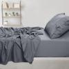 imageUtopia Bedding Twin Sheets Set  Brushed Microfiber  Soft Bed Sheets for Twin Size Bed Set  Includes 1 Fitted 1 Flat ampamp 1 Pillow Case  Deep Pocket White02  Grey