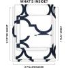 imageUtopia Bedding Twin Sheets Set  Brushed Microfiber  Soft Bed Sheets for Twin Size Bed Set  Includes 1 Fitted 1 Flat ampamp 1 Pillow Case  Deep Pocket WhitePrint  Quatrefoil White