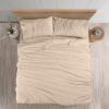 imageUtopia Bedding Twin Sheets Set  Brushed Microfiber  Soft Bed Sheets for Twin Size Bed Set  Includes 1 Fitted 1 Flat ampamp 1 Pillow Case  Deep Pocket White05  Beige