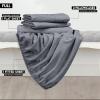 imageUtopia Bedding Twin Sheets Set  Brushed Microfiber  Soft Bed Sheets for Twin Size Bed Set  Includes 1 Fitted 1 Flat ampamp 1 Pillow Case  Deep Pocket White02  Grey