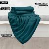 imageUtopia Bedding Twin Sheets Set  Brushed Microfiber  Soft Bed Sheets for Twin Size Bed Set  Includes 1 Fitted 1 Flat ampamp 1 Pillow Case  Deep Pocket White09  Teal