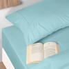 imageUtopia Bedding Twin Sheets Set  Brushed Microfiber  Soft Bed Sheets for Twin Size Bed Set  Includes 1 Fitted 1 Flat ampamp 1 Pillow Case  Deep Pocket White11  Spa Blue