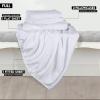 imageUtopia Bedding Twin Sheets Set  Brushed Microfiber  Soft Bed Sheets for Twin Size Bed Set  Includes 1 Fitted 1 Flat ampamp 1 Pillow Case  Deep Pocket White01  White