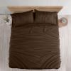 imageUtopia Bedding Twin Sheets Set  Brushed Microfiber  Soft Bed Sheets for Twin Size Bed Set  Includes 1 Fitted 1 Flat ampamp 1 Pillow Case  Deep Pocket White08  Brown
