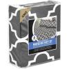 imageUtopia Bedding Twin Sheets Set  Brushed Microfiber  Soft Bed Sheets for Twin Size Bed Set  Includes 1 Fitted 1 Flat ampamp 1 Pillow Case  Deep Pocket WhitePrint  Quatrefoil Grey