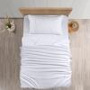 imageUtopia Bedding Twin Sheets Set  Brushed Microfiber  Soft Bed Sheets for Twin Size Bed Set  Includes 1 Fitted 1 Flat ampamp 1 Pillow Case  Deep Pocket White01  White