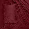 imageUtopia Bedding Twin Sheets Set  Brushed Microfiber  Soft Bed Sheets for Twin Size Bed Set  Includes 1 Fitted 1 Flat ampamp 1 Pillow Case  Deep Pocket White07  Burgundy