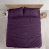 imageUtopia Bedding Twin Sheets Set  Brushed Microfiber  Soft Bed Sheets for Twin Size Bed Set  Includes 1 Fitted 1 Flat ampamp 1 Pillow Case  Deep Pocket White13  Purple