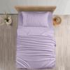 imageUtopia Bedding Twin Sheets Set  Brushed Microfiber  Soft Bed Sheets for Twin Size Bed Set  Includes 1 Fitted 1 Flat ampamp 1 Pillow Case  Deep Pocket White12  Lavender
