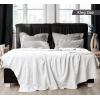 imageUtopia Bedding White 100 Cotton Blanket King Size  90x108 Inch 350GSM Lightweight Soft and Breathable Thermal Blanket for All Seasons Pack of 6