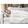 imageUtopia Bedding White 100 Cotton Blanket Twin Size  90x72 Inch 350GSM Lightweight Soft and Breathable Thermal Blanket for All Seasons Pack of 10