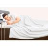 imageUtopia Bedding White 100 Cotton Blanket Twin Size  90x72 Inch 350GSM Lightweight Soft and Breathable Thermal Blanket for All Seasons Pack of 10