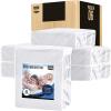 imageUtopia Bedding Queen Sheet Set  Jersey Knit Sheets 4 Piece Queen Jersey Sheet Set  Cotton Jersey Sheets  Soft TShirt Stretchy Sheets Bulk Pack of 6 Queen White