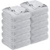 imageUtopia Bedding Silver 100 Cotton Blanket Throw Size  60x50 Inch 350GSM Lightweight Soft and Breathable Thermal Blanket for All Seasons Pack of 10