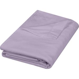 imageUtopia Bedding Flat Sheet  1 Pack Twin Navy Soft Brushed Microfiber Fabric  Shrinkage ampamp Fade Resistant Top Sheet  Easy Care Bed SheetLavender