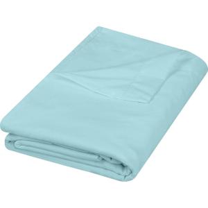 imageUtopia Bedding Flat Sheet  1 Pack Twin Navy Soft Brushed Microfiber Fabric  Shrinkage ampamp Fade Resistant Top Sheet  Easy Care Bed SheetSpa Blue