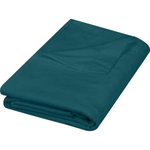 imageUtopia Bedding Flat Sheet  1 Pack Twin Navy Soft Brushed Microfiber Fabric  Shrinkage ampamp Fade Resistant Top Sheet  Easy Care Bed SheetTeal