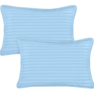 imageUtopia Bedding Toddler Pillow White 24 Pack 12x20 Small Kids Pillow for Sleeping Soft and Breathable Cotton Blend Shell Ideal for Toddler Bed and Travel Intended for Age 2 and upLight Blue