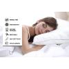 imageUnique Beddings Authentic 1500 Thread Count Heavy Soft Egyptian Cotton Sheet Set DEEP Pocket Queen White Solid Premium Quality Features  Fully Elastic Fitted Sheet Fits 1012quot Pocket