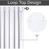 imageUtopia Bedding 2 Panels White Rod Pocket Blackout Curtains Thermal Insulated for Bedroom and Living Room Room Darkening Curtains Blackout Draperies W52 x L84 Inches