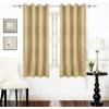 imageUtopia Bedding Beige Blackout Curtains Grommet 2 Panels 52W x 63L Inches Thermal and Sound Insulated Drapes for Bedroom and Living Room
