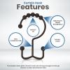 imageUtopia Bedding Double Shower Curtain Hooks Double Sided Shower Curtain Rings Shower Curtain Hooks Rust Proof NickelBronze