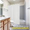 imageUtopia Bedding Double Shower Curtain Hooks Double Sided Shower Curtain Rings Shower Curtain Hooks Rust Proof NickelGold