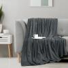 imageUtopia Bedding Fleece Blanket King Size Grey 250GSM 90x102 Inches Luxury Soft Bed Blanket Bulk Pack of 9