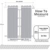 imageUtopia Bedding Grommet Blackout Curtains for Bedroom 2 Panels Solid Thermal Insulated Room Darkening and Noise Reduction Window Drapes White 52W x 63L Inches