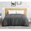 imageUtopia Bedding Smoke Gray 100 Cotton Blanket Queen Size  90x90 Inch 350GSM Lightweight Soft and Breathable Thermal Blanket for All Seasons Pack of 8