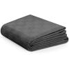 imageUtopia Bedding Smoke Gray 100 Cotton Blanket Twin Size  90x72 Inch 350GSM Lightweight Soft and Breathable Thermal Blanket for All Seasons Pack of 10