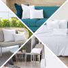 imageUtopia Bedding Throw Pillows Set of 1 White 12 x 20 Inches Pillows for Sofa Bed and Couch Decorative Stuffer Pillow12x20 Inch